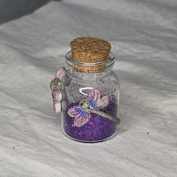 Fairy Wish Jar with dragonflies - Image 2