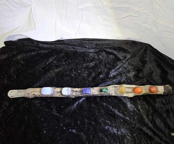 Double Ended Chakra Healing Wand (talking stick)