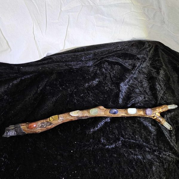 Chakra Double Ended Wand (talking stick)